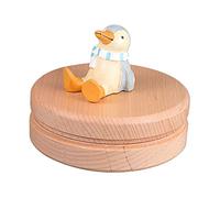 UPKOCH 1 Juego Caja conmemorativa de deciduos juguetes biberón productos pequeño chico pescador titular de los organizador de la colección de material de haya