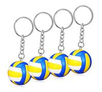 UPKOCH 1 Juego De Voleibol Colgantes De Piel Artificial Accesorios para Claves Decoraciones De Y 4 Piezas