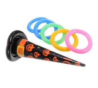 UPKOCH 1 Juego Juguete de Ring de Sombrero de Bruja Juguetes de Halloween para Juguetes inflables para Juguetes para Anillos Juguetes de Anillo el plastico