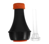 UPKOCH 1 Juego trompeta muda boquilla transparente Sordina recta de plástico trompeta ligera reductor de ruido de trompeta accesorio de instrumento musical sordo para trompeta abdominales