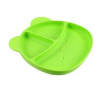 UPKOCH 1 Pc plato de cena de succión plato de comida suplementaria plato de bebe antideslizante alimento ventosas cubrecarter plato de alimentacion vajilla de silicona gel de sílice