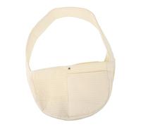 UPKOCH 1 Pieza Bolsa Portátil para Mascotas Transportador Gatito Suave Bolsa Cruzada para Mascotas Hombro Cabestrillo para Mascotas Perros Que Lleva Cuerpo Portabebés Beige Poliéster