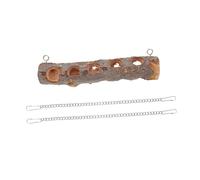 UPKOCH 1 Pieza Palo De Mordedura De Madera De Manzana Periquitos Pájaro Masticable Natural Masticar Juguete Pájaros Morder Perca Vistoso Accesorio para Jaula De Loros Marrón