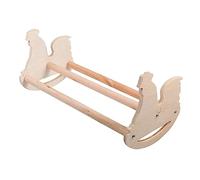 UPKOCH 1 Pieza Soporte de Madera para Gallinas Estante Estable para Pájaros Natural para Mascotas y Entrenamiento