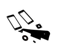 UPKOCH 1 Set Golpeadores para Guitarra Placa de Rasguño de Plástico Negro Decorativa Antirayaduras para Guitarra Acústica Complementos