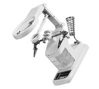 UPKOCH 10 Luotie eléctrico multifuncional caja herramientas caja de herramientas LED para escritorio lupa manos amigas estación de soldadura de mesa estación de lupa LED manual con luces