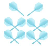 UPKOCH 10 Piezas De De Dardo Hojas Postes Suministros para Alas Accesorios De Forma Colas Ligeras Suministros De De Acero De Vuelo Suministros