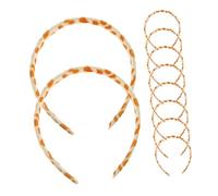 UPKOCH 10 Piezas De Material Para Diademas Diademas Banda Para El Cabello Rígida Diadema Cubierta De Tela Diadema De Animales Diadema De Tela Plana Diadema De Acción De Gracias