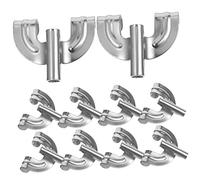 UPKOCH 10 Piezas Gancho y Agarrador De De Ganchos Para De Bombo Accesorios Para Instrumentos De Percusión Reemplazos De Para Montaje De Bombo Escenario