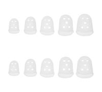 UPKOCH 10 piezas Protector de Dedos de Silicona para Kalimba de Cubiertas Dolor y Transpirables para Práctica de Pulgar Material Resistente y Duradero