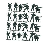 UPKOCH 100piezas Miniaturas De Soldados Escenas De Guerra Figuras De para Juguetes De Ejército para Decoración De Mesas De Arena