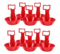 UPKOCH 10piezas Bebedero Automático para Gallinas de Cría Comedero de Agua para Pollos Bebedero para Patos y Conejos Adecuado para Aves y Pavos Unidades