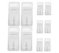 UPKOCH 10piezas Bisagras De Acrílico Transparentes Cierre Mini Hinge Hasp Para Muebles Armarios De