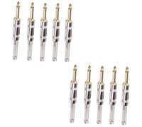 UPKOCH 10piezas Conectores De Pedal De Guitarra Jack De Acoplamiento Accesorios Para Tablero De Pedales Transmisión De Señal Óptima Material Duradero Para Guitarristas Profesionales
