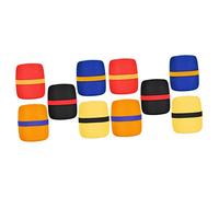 UPKOCH 10piezas Cubiertas De Micrófono De Acolchadas Protección Antiviento y Antisalpicaduras Para Micrófonos De Mano Coloridas y Resistentes Para Ktv y Entrevistas