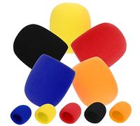 UPKOCH 10piezas Funda Para Micrófono De Mano Parabrisas Microfono Protección Contra Viento y Ruido Para Ktv y Eventos