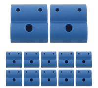 UPKOCH 12 clips para rieles de inodoro - Clips de seguridad para marco de inodoro, abrazadera de soporte para asiento elevado para personas mayores y discapacitadas, diámetro interior de 27,5 mm/22