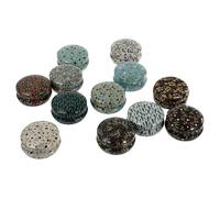 UPKOCH 12 Piezas Latas para Velas Mini de Contenedores de Hojalata con Tapa para Velas Artesanales y Almacenaje Decorativo