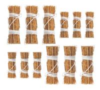 UPKOCH 12 Unidades Mini Straw Hay Decor Miniature Dollhouse Haystacks For Crafts and Fairy Garden Natural Hay Bundles For Farmhouse and Thanksgiving Table Accents