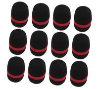 UPKOCH 12piezas Fundas De Esponja Para Micrófonos Fundas Protectoras Resistentes Al Viento y Salpicaduras Para Micrófonos De Mano Para Grabaciones y Transmisiones Ktv