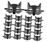 UPKOCH 15 piezas Máscara de Media Cara para Máscaras de Reutilizables y Fáciles de Limpiar Accesorios para Fiestas Temáticas de Animales y Disfraces de Halloween para Escolares