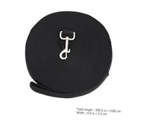 UPKOCH 15m Correa De Adiestramiento para Perros y Gatos Nylon Resistente con Mosquetón De Aleación Negro para Entrenamiento y Paseo