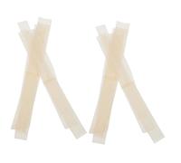 UPKOCH 16 Diafragmas para Flauta de Bambú Membranas de Caña Natural Beige, Accesorios Fáciles de Instalar que Mantienen el Tono Flauta