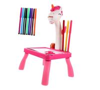 UPKOCH 1juego Mesa Proyector Dibujo Unicornio para Tabla De Dibujo Proyector Juguete Educativo y Reutilizable para Ejercitar La Imaginación y Habilidades Prácticas