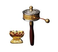 UPKOCH 1juego Rueda De Oración De Con Base Para Decoración Religiosa y Souvenir Adorno Temático Religioso