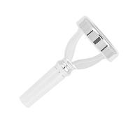 UPKOCH 1pieza Boquilla De Tuba Plateada Para Ejercicio Musical Accesorio Práctico Para Aprendizaje De Instrumentos