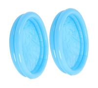 UPKOCH 2 Bandejas De Arena Inflables para Juguetes Sensoriales para Exteriores Bandeja De Arena Portátil Bandeja De Plástico Azul