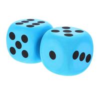 UPKOCH 2 Dados Gigantes de Espuma Eva con Puntos Digitales Grandes de Espuma Gigantes Dados Para El Juego De Matemáticas En Clase