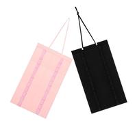 UPKOCH 2 Expositores Colgantes para Cinturones de Taekwondo 12 Cinturones Almacenamiento Pared Soporte Organizador Negro y Rosa para Exhibición Artes Marciales Gimnasio y Hogar