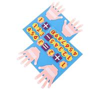 UPKOCH 2 Juegos Juguetes Educativos de Matemáticas para Tableros y Resta Fieltro Material Didáctico para Aprendizaje Práctico y Desarrollo Infantil