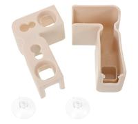 UPKOCH 2 Juegos Playpen Connectors with Suction Cups Playground Fence Joints For Indoor Safety Versatile Compatible Replacement Parts In Light Grey