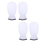 UPKOCH 2 Pares Guantes de Parafina para Spa de Manos Blancos, de Poliéster y Franela, Cera, que Maximizan la Retención de Calor y Mejoran la Hidratación