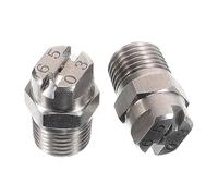 UPKOCH 2 piezas Boquillas Nebulizadoras de Inoxidable para Riego de Jardín Spray Abanico Resistente la Corrosión Duraderas y Fáciles de Limpiar para Humidificación y Limpieza Agrícola