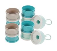 UPKOCH 2 Piezas caja de leche en polvo lanzador de recipiente de para bebés contenedor de viaje de proteínas recipiente de para llevar polipropileno Sky-blue