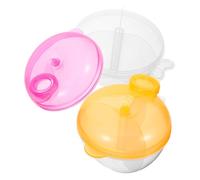 UPKOCH 2 Piezas Caja De Leche En Polvo Portátil Para Bebé Dispensador De Embudo Recipiente De Para Bebés Envases De Leche En Polvo De Viaje Casa Polipropileno (pp)