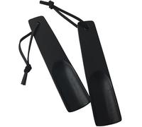UPKOCH 2 Piezas Calzador Portátil de Madera Negro Mango Corto para Personas Mayores, Ayuda a Mantener los Zapatos en Buen Estado, Adecuado para Viajes y Uso Doméstico
