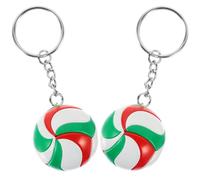 UPKOCH 2 Piezas Decorativo de Voleibol Compacto para Claves y Bolsas para Eventos Deportivos Diseño Único y Elegante Accesorio de Voleibol