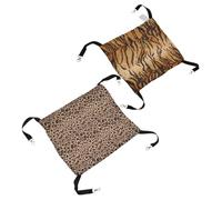 UPKOCH 2 Piezas Hamaca de Almohadilla para Gatos de vellón hámster Jaula para Mascotas Hamaca de Animales pequeños Cama Gatito Nido de Gato Mascota Hamaca para Gatos Felpa
