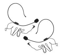 UPKOCH 2 Piezas Micrófono De Diadema Profesional Micrófono De Condensador para Enseñar Canto Amplificadores De Voz Altavoces y