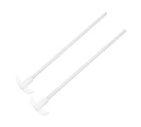 UPKOCH 2 Piezas Palas Agitadoras PTFE para Accesorios para Mezclador de Resina Barra de Agitación Química Blanca Herramientas de Investigación Científica