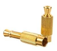 UPKOCH 2 Piezas Pernos de Puente para Guitarra Eléctrica Insertos Metálicos Duraderos para Sistema de Trémolo Fácil Instalación y Estable Color Dorado Elegante para Guitarra Doble Palanca