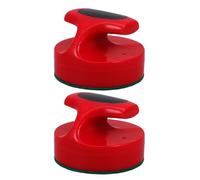 UPKOCH 2 Piezas Pucks Pushers para Hockey de Aire con Base de Fieltro para Silencioso y Control Preciso Accesorios Recreativos Familiares para Mesa de Hockey