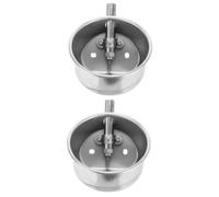 UPKOCH 2 Piezas Tazón de Agua Automático Inoxidable para Cerdos Ovejas y Ganado Bebedero Práctico y Duradero para Alimentación de Agua