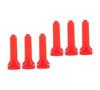 UPKOCH 2 Series Biberones Biberones Biberones Biberones Tetinas Para Cerdos De Corral Biberones Tetinas Chupetes Para Biberones Chupetes De Silicona Sílice Rojo 3 piezas*2