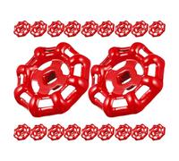 UPKOCH 20 Piezas Volante de Válvula de Repuesto, Acero Inoxidable, Agujero | Válvula de Grifo y Compuerta, Uso de Reemplazo, Diseño Ligero y Portátil, Forma Única