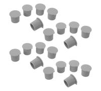UPKOCH 20 Tapas para Agujeros de Vallas de Piscina en PVC, Cubiertas para Fundas de Suelo de 1 Pulgada, diseñadas para Proteger a y Mascotas en Piscinas Desmontables
